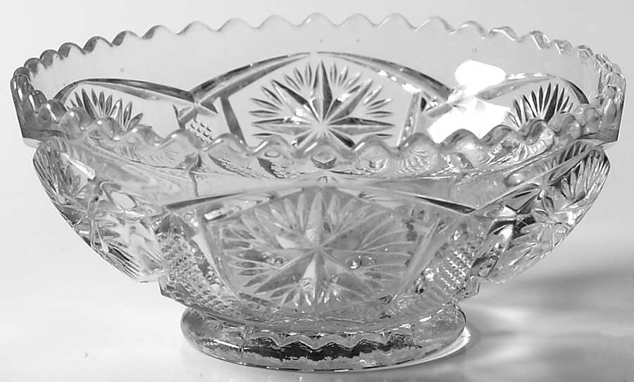 Mogul Variant Clear Small Fruit Dessert Bowl by Imperial Glass-Ohio-1