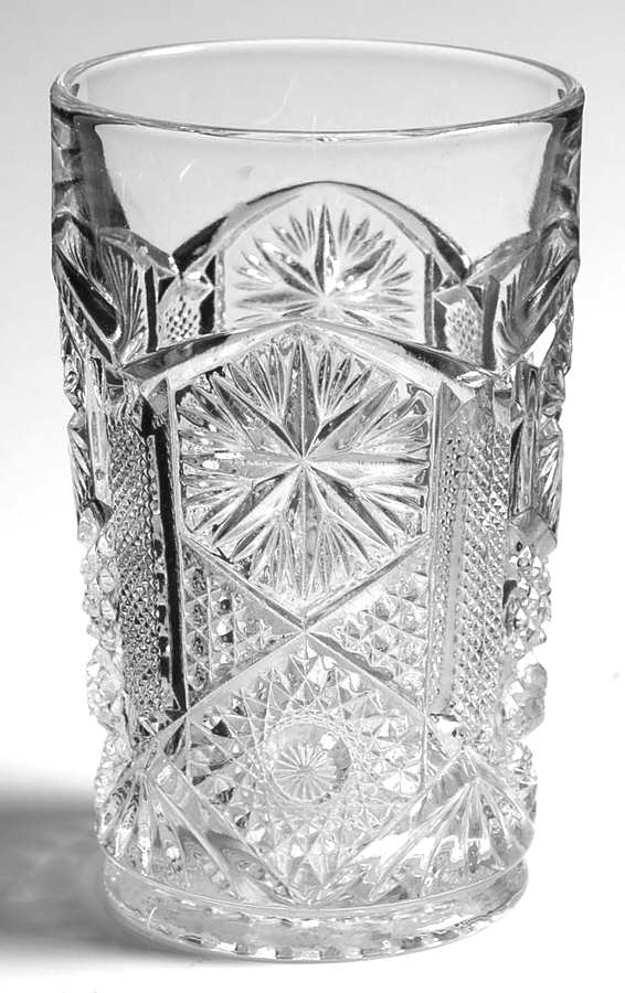Mogul Variant Clear 11 Oz Flat Tumbler by Imperial Glass-Ohio-1