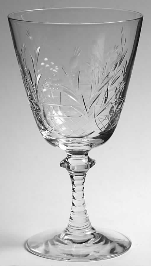Nosegay Water Goblet by Imperial Glass-Ohio-1
