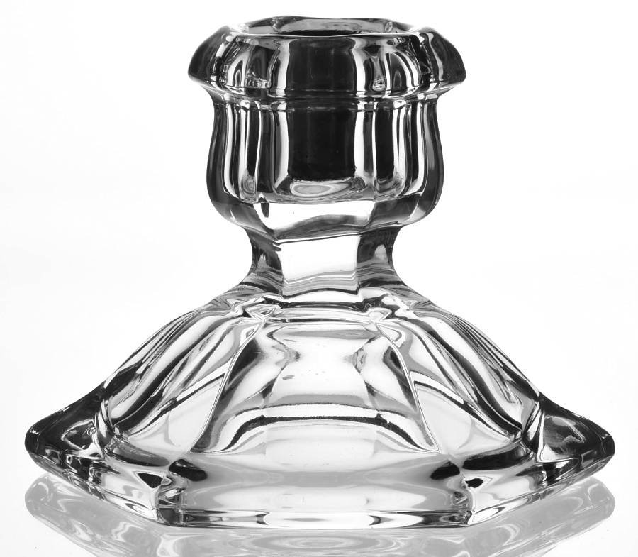 Old Williamsburg Clear 4" Candelabra Base by Imperial Glass-Ohio-1