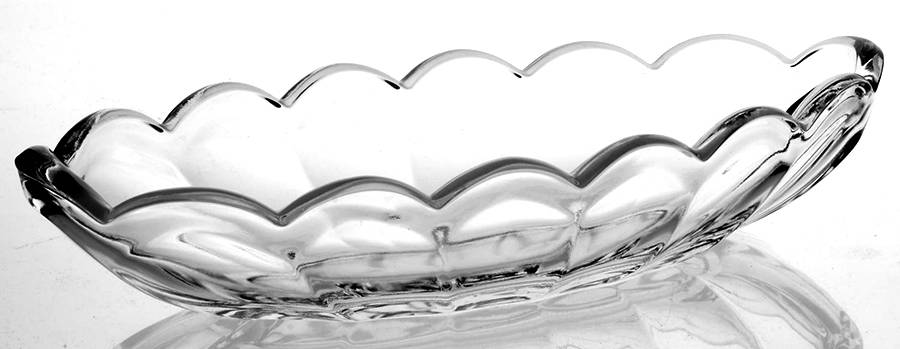 Old Williamsburg Clear Pickle Dish by Imperial Glass-Ohio-1