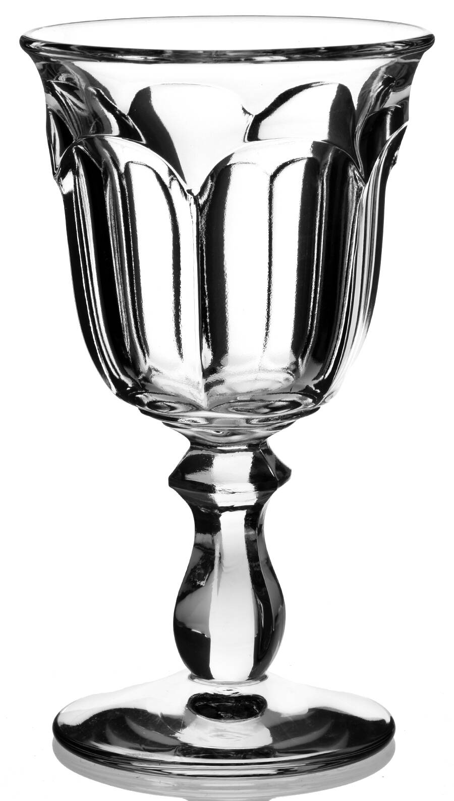Old Williamsburg Clear Water Goblet by Imperial Glass-Ohio-1