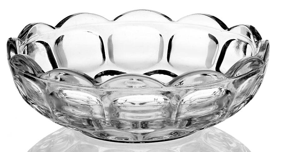 Old Williamsburg Clear Small Fruit Dessert Bowl by Imperial Glass-Ohio-1