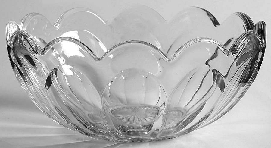 Old Williamsburg Clear 7" Round Bowl by Imperial Glass-Ohio-1