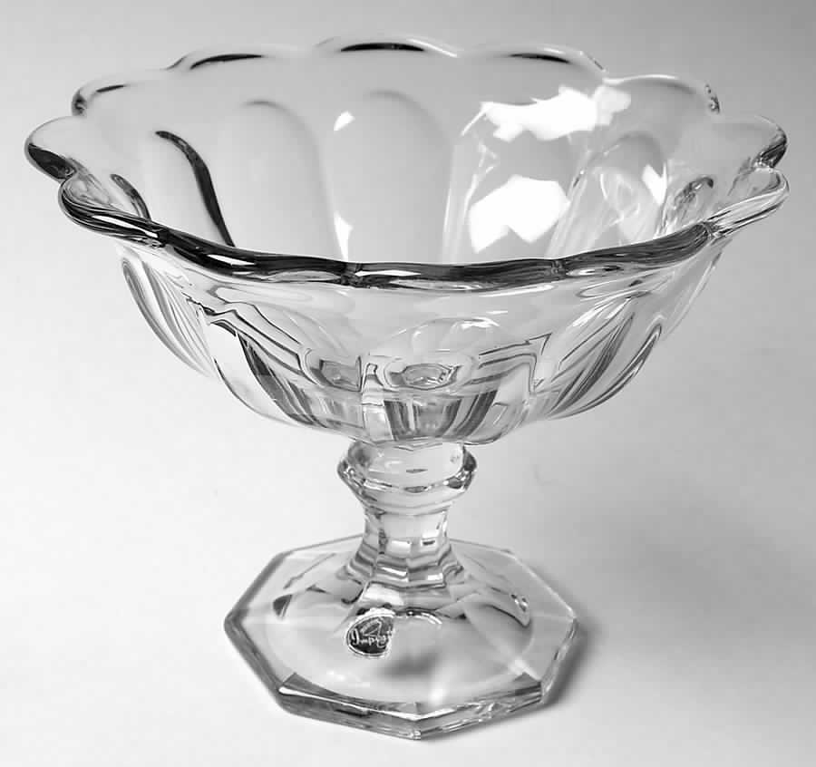 Old Williamsburg Clear Footed Bowl by Imperial Glass-Ohio-1