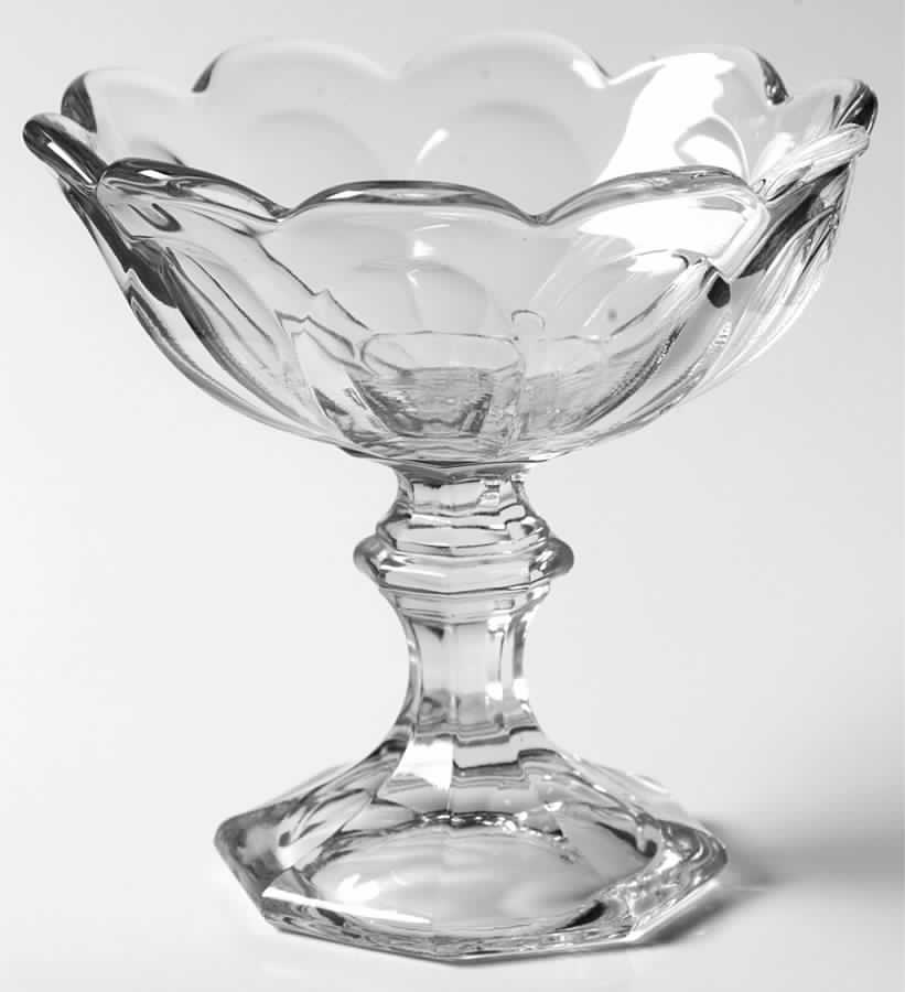 Old Williamsburg Clear Open Jam/Jelly by Imperial Glass-Ohio-1