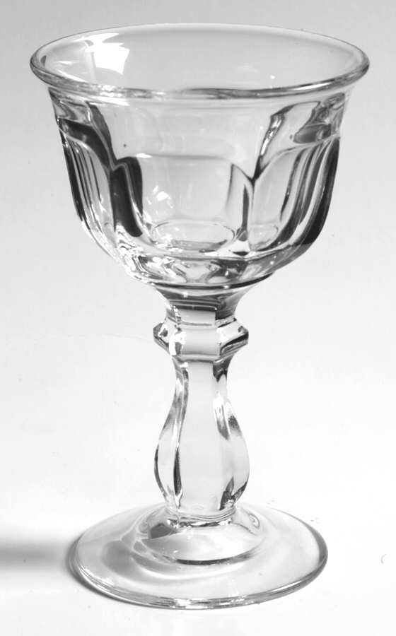 Old Williamsburg Clear Liquor Cocktail by Imperial Glass-Ohio-1