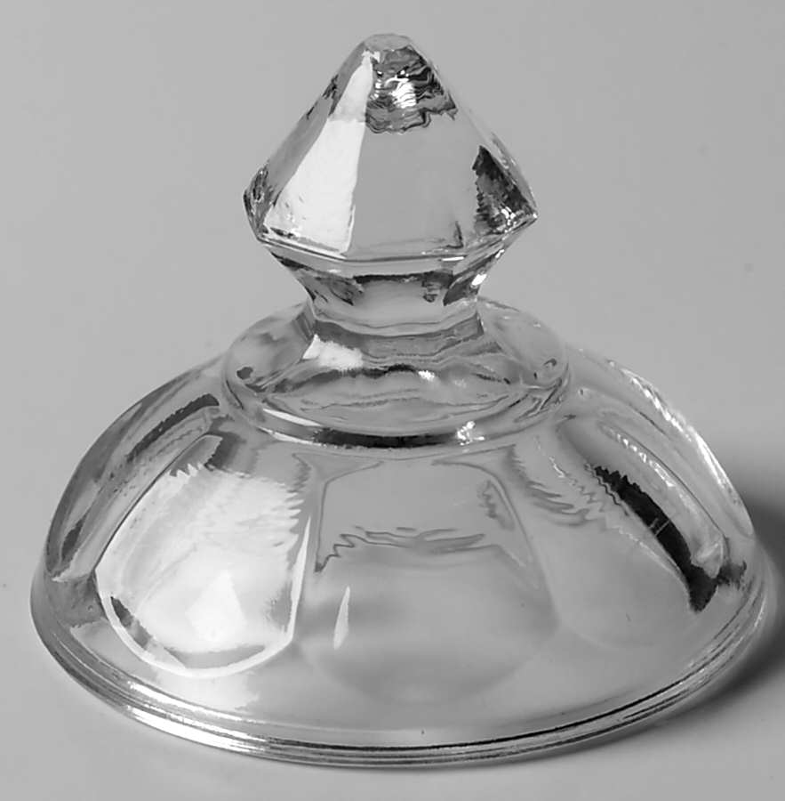 Old Williamsburg Clear Lid for Sugar Bowl by Imperial Glass-Ohio-1