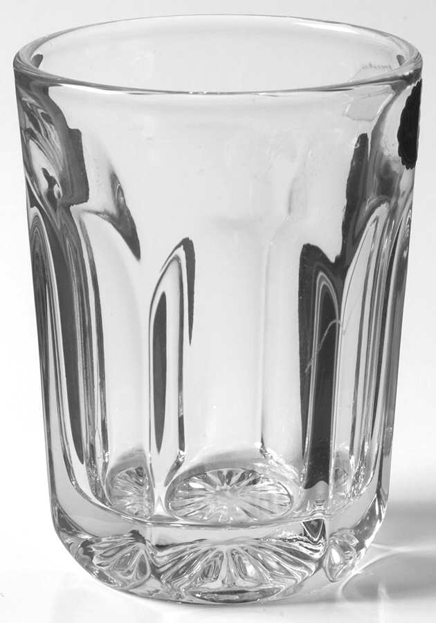 Old Williamsburg Clear 8 Oz Flat Tumbler by Imperial Glass-Ohio-1