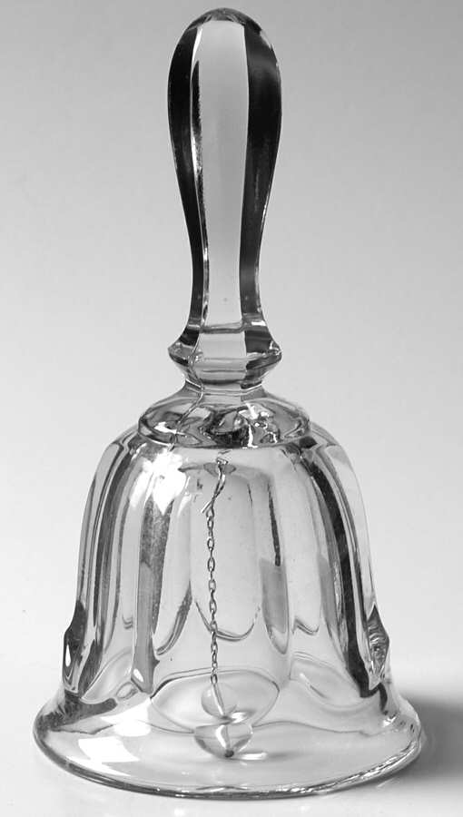 Old Williamsburg Clear Bell by Imperial Glass-Ohio-1