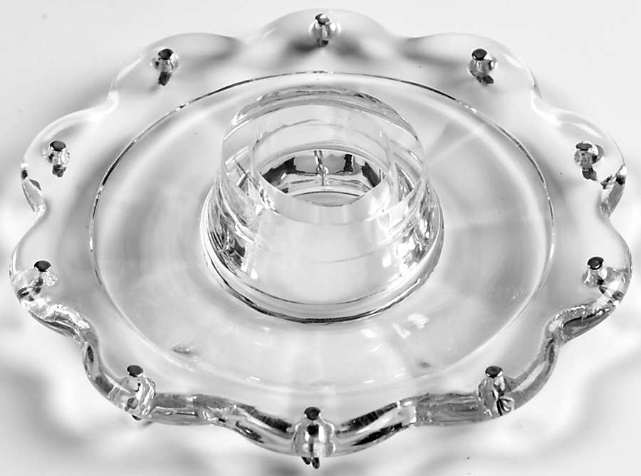 Old Williamsburg Clear Bobeche by Imperial Glass-Ohio-1