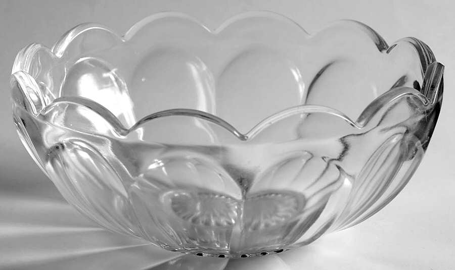 Old Williamsburg Clear 6" Nappy by Imperial Glass-Ohio-1