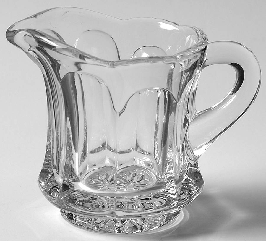 Old Williamsburg Clear Mini Creamer by Imperial Glass-Ohio-1