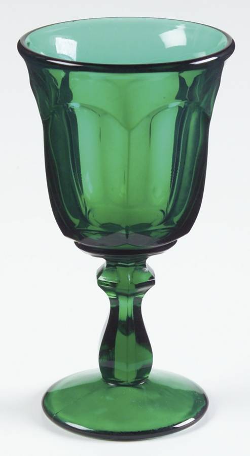 Old Williamsburg Emerald Green Wine Glass by Imperial Glass-Ohio-1
