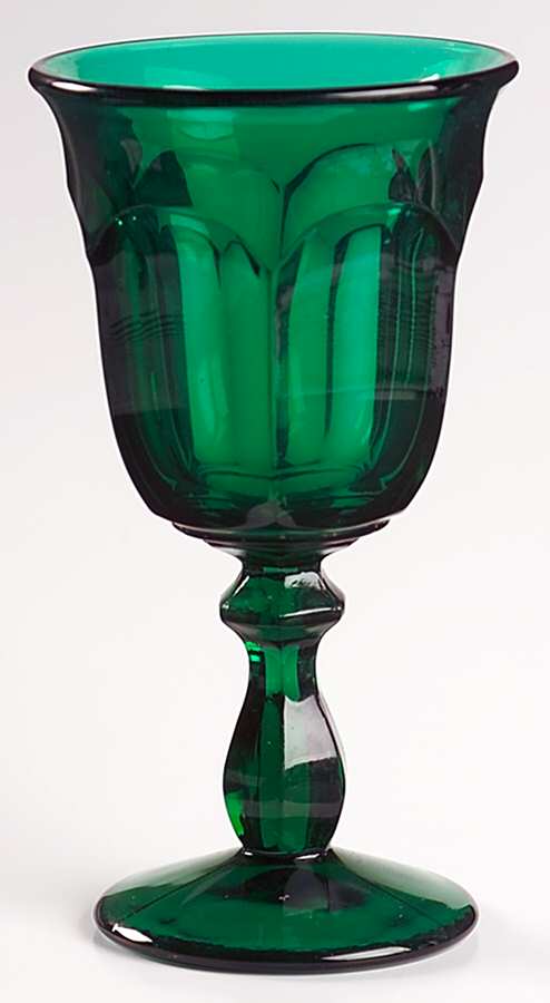 Old Williamsburg Emerald Green Water Goblet by Imperial Glass-Ohio-1