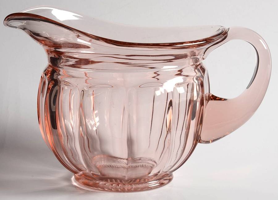 Old Williamsburg Light Pink 40 Oz Pitcher by Imperial Glass-Ohio-1