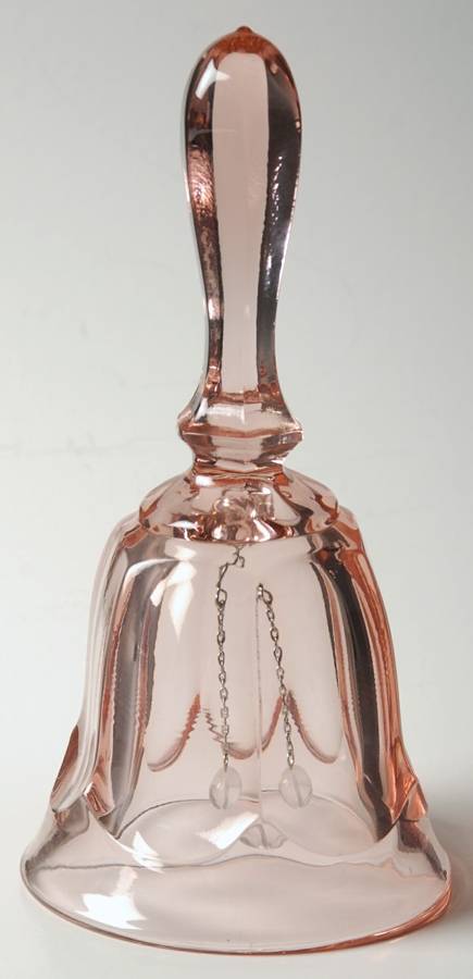 Old Williamsburg Peach Bell by Imperial Glass-Ohio-1