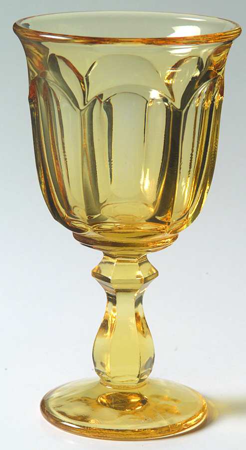 Old Williamsburg Yellow Wine Glass by Imperial Glass-Ohio-1