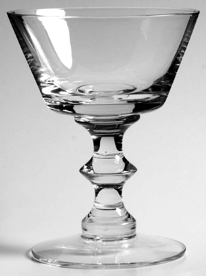 Oxford Champagne/Tall Sherbet by Imperial Glass-Ohio-1