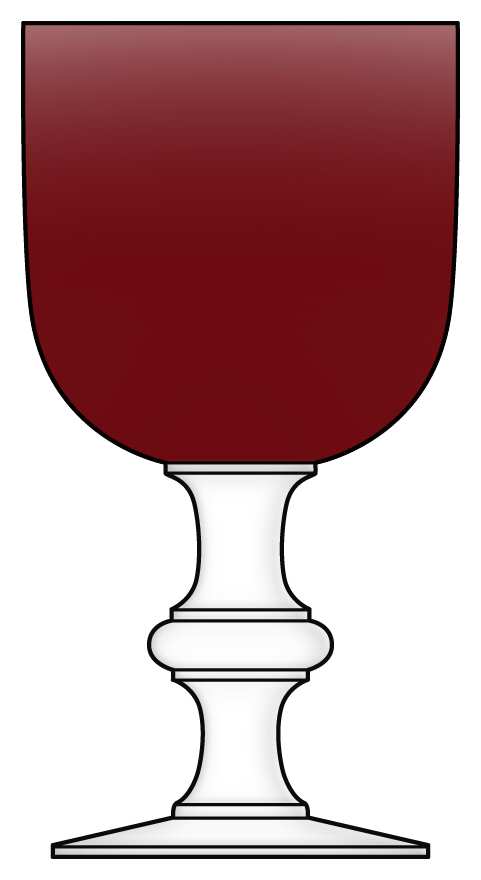 Parisian Provincial Ruby Water Goblet by Imperial Glass-Ohio-1