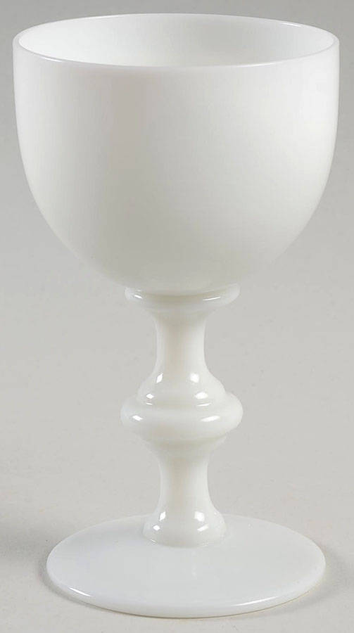 Provincial Blown Milk Glass Liquor Cocktail by Imperial Glass-Ohio-1