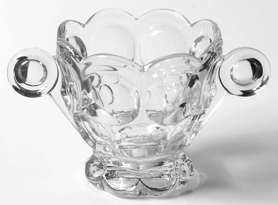 Provincial Clear Open Sugar by Imperial Glass-Ohio-1