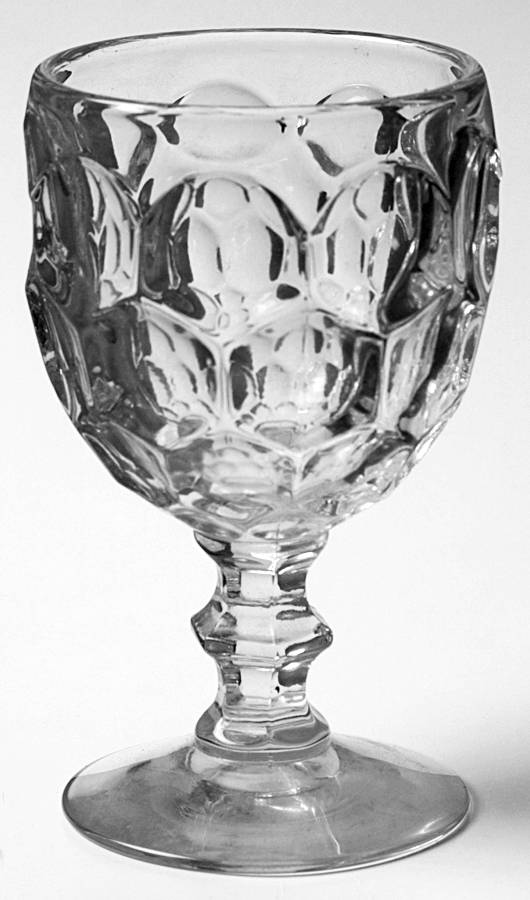 Provincial Clear Water Goblet by Imperial Glass-Ohio-1