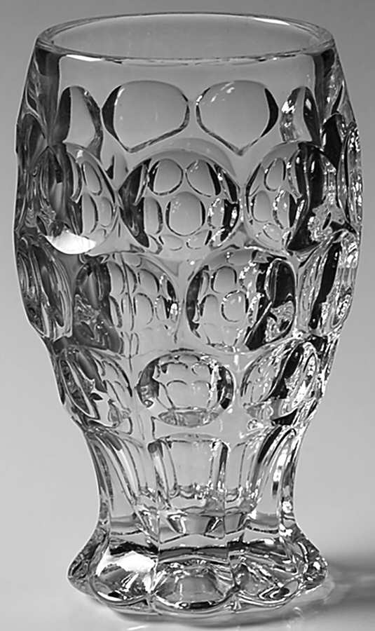 Provincial Clear 12 Oz Footed Tumbler by Imperial Glass-Ohio-1