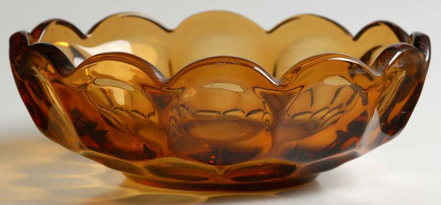 Provincial Amber 5" Nappy by Imperial Glass-Ohio-1
