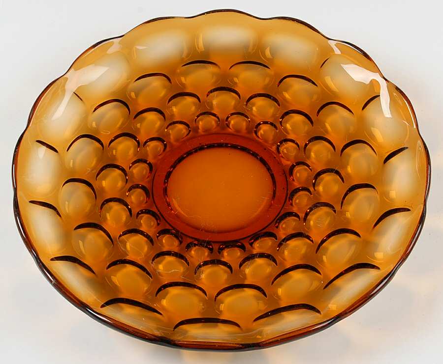 Provincial Amber Torte Plate by Imperial Glass-Ohio-1