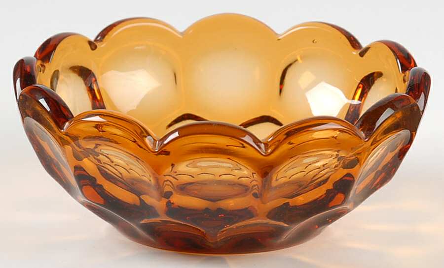Provincial Amber 4" Nappy by Imperial Glass-Ohio-1