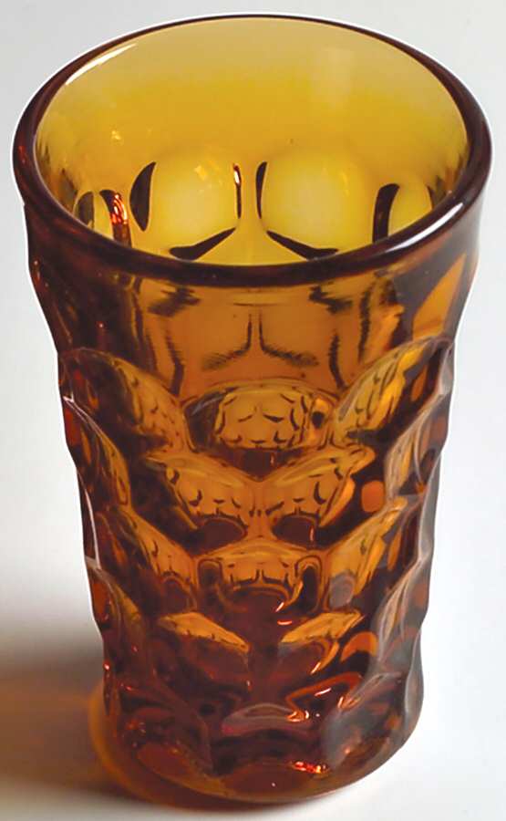 Provincial Amber Flat Juice Glass by Imperial Glass-Ohio-1