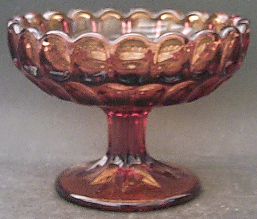 Provincial Amber Compote by Imperial Glass-Ohio-1