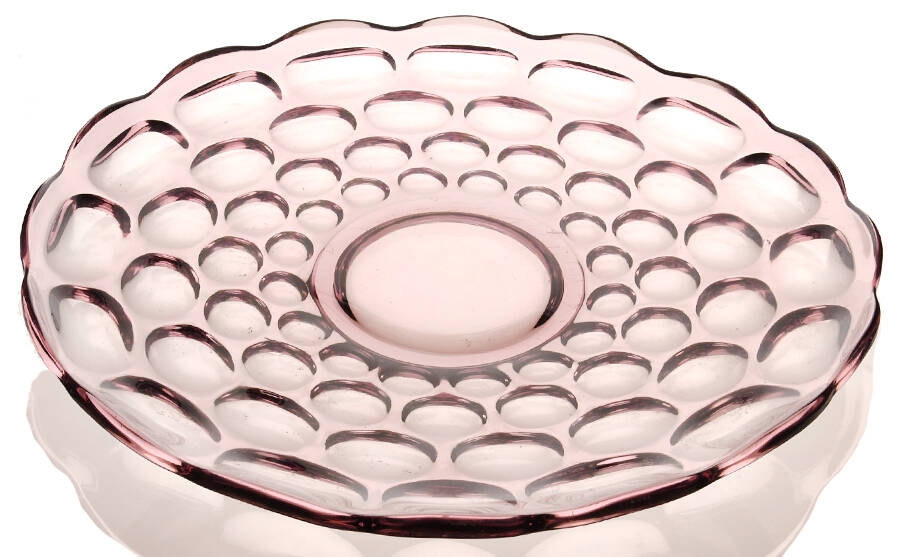 Provincial Amethyst 13" Torte Plate by Imperial Glass-Ohio-1