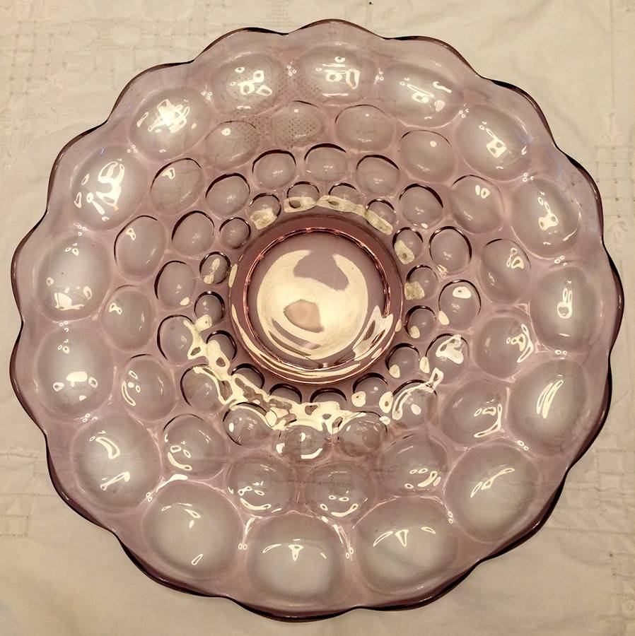 Provincial Amethyst 14" Torte Plate by Imperial Glass-Ohio-1