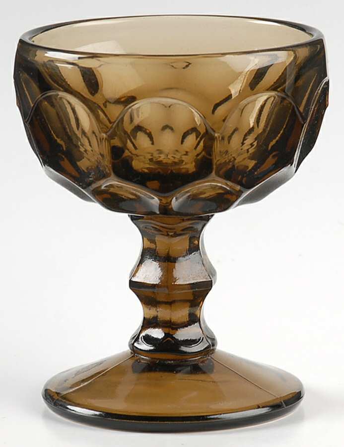 Provincial Brown Champagne/Tall Sherbet by Imperial Glass-Ohio-1