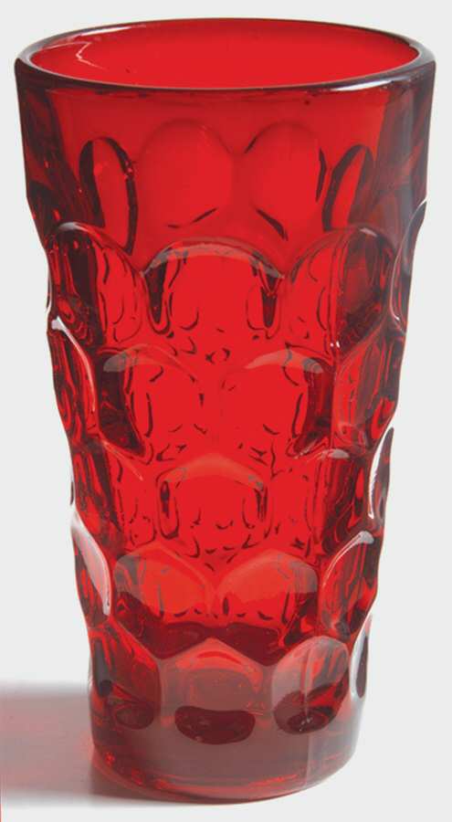 Provincial Dark Ruby Flat Iced Tea by Imperial Glass-Ohio-1