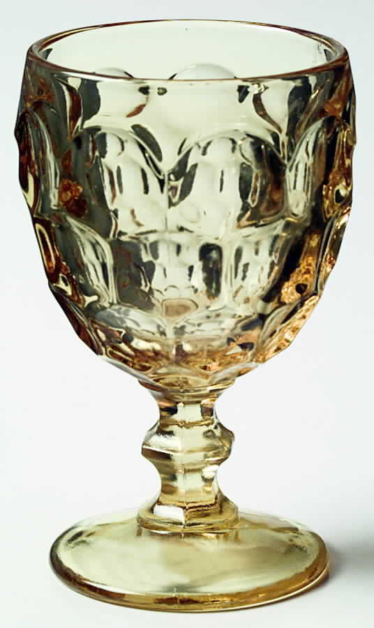 Provincial Yellow Water Goblet by Imperial Glass-Ohio-1