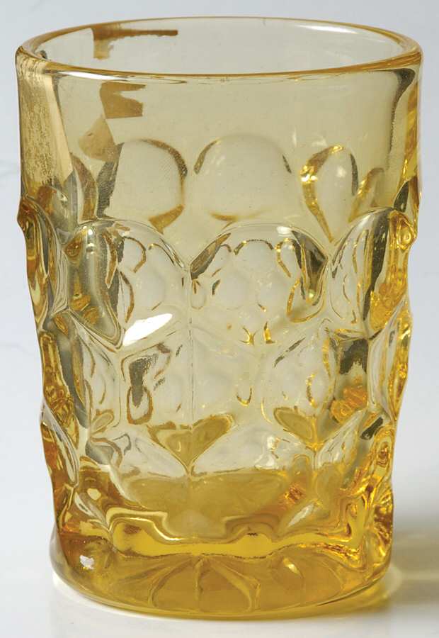 Provincial Yellow 6 Oz Flat Tumbler by Imperial Glass-Ohio-1