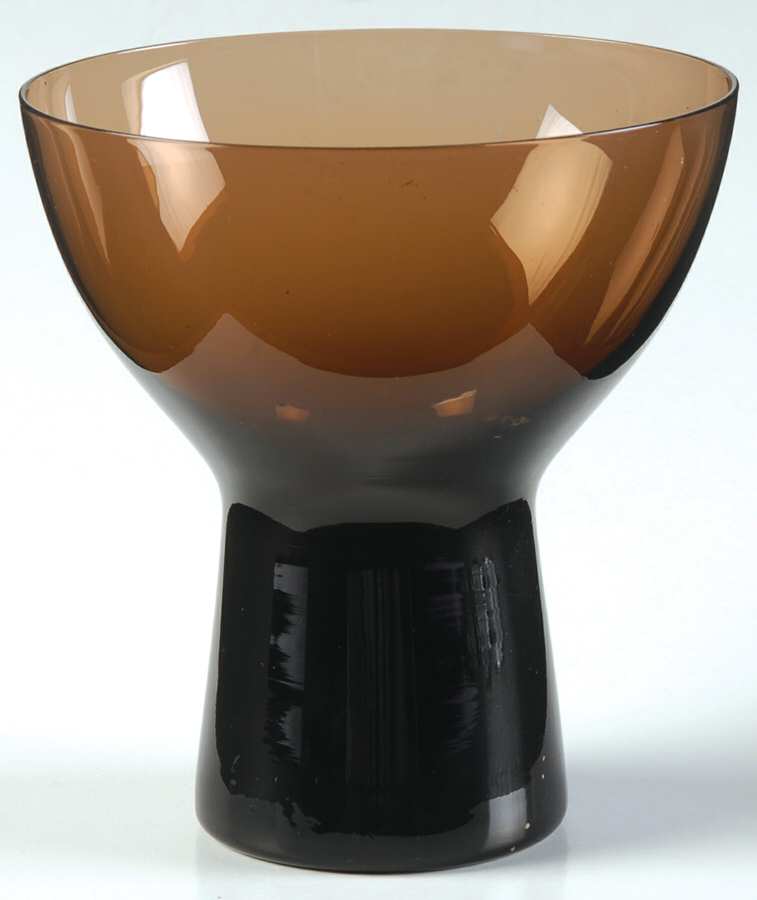 Reflection Brown Champagne/Tall Sherbet by Imperial Glass-Ohio-1