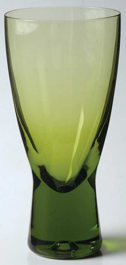 Reflection Verde Green Wine Glass by Imperial Glass-Ohio-1