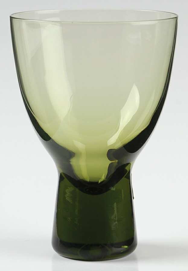 Reflection Verde Green On the Rocks Glass by Imperial Glass-Ohio-1