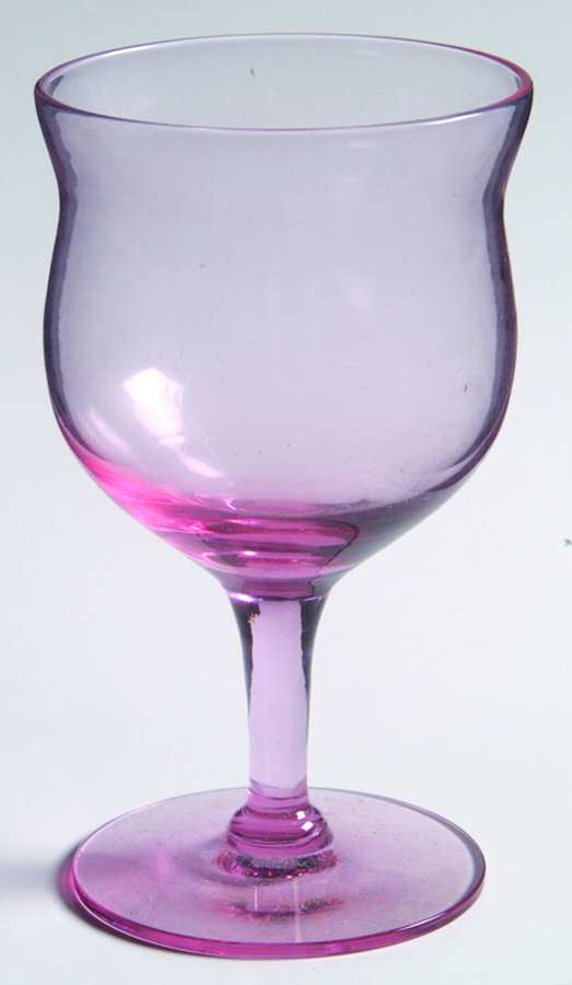 Skanda Azalea Pink Wine Glass by Imperial Glass-Ohio-1