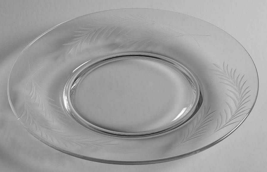 Sophisticate Luncheon Plate by Imperial Glass-Ohio-1