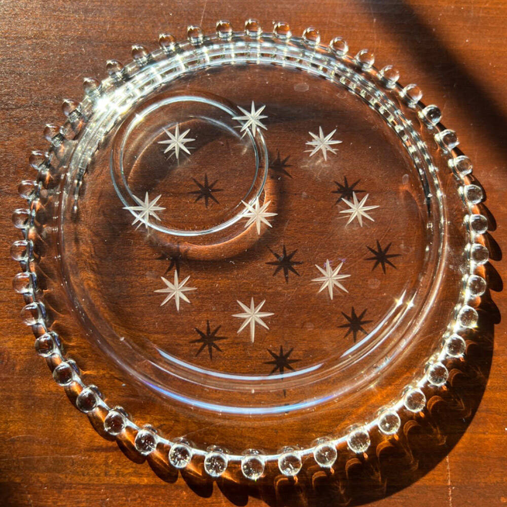 Starlight Canape Plate by Imperial Glass-Ohio-1