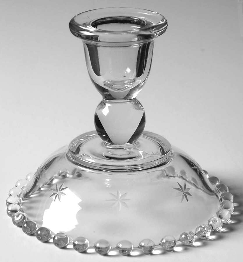 Starlight 3" Single Light Candlestick by Imperial Glass-Ohio-1