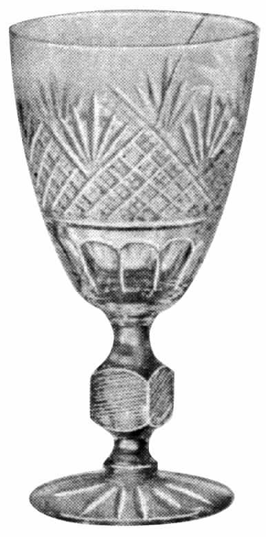 Sunup Water Goblet by Imperial Glass-Ohio-1