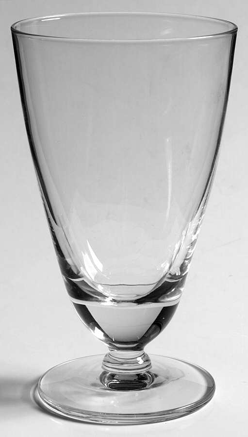 Svelte Clear Footed Tumbler by Imperial Glass-Ohio-1
