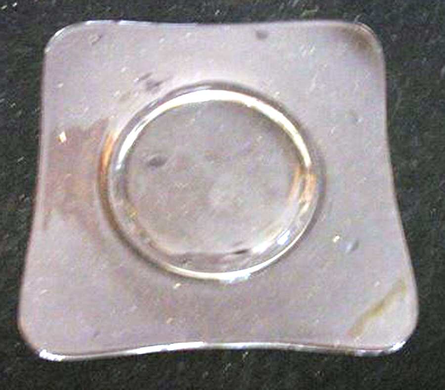Svelte Clear 7" Salad Plate by Imperial Glass-Ohio-1