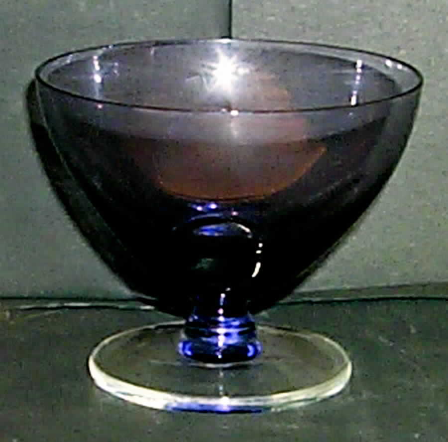 Svelte Purple Champagne/Tall Sherbet by Imperial Glass-Ohio-1